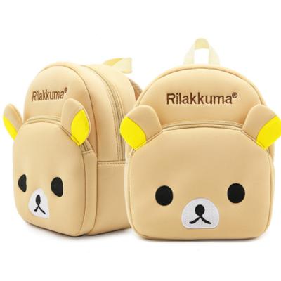 China Eco-friendly 3-6 Years Old Baby Children's Neoprene Backpack Cartoon Backpack Bag Schoolbag for sale