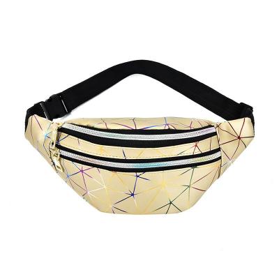 China Outdoor Leisure Fanny Pack, Belt Waist Water Proof Street Factory Wholesale Fashion PU Laser Bag for sale