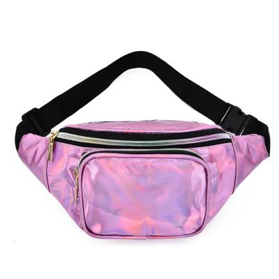 China Waterproof Metallic Color Logo Travel Sport Fanny Pack Custom Made, Waist Belt Water Proof Bag for sale