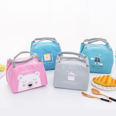 China Waterproof Picnic Bag Insulated Lunch Cooler School Bag Student Cartoon Kids Portable Cooler Lunch Bag for sale