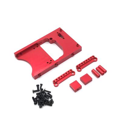 China Manganese D90 D91 D96 MN98 99S RC Car Parts Metal Modification Damper Bracket Steering Gear Box Seat Upgrade RC Model Accessories for sale