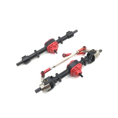 China RC Car Upgrade For RC Model Manganese D90 D91 D96 MN98 MN99S RC Car Parts Metal Modification Front And Rear Axle Assembly for sale