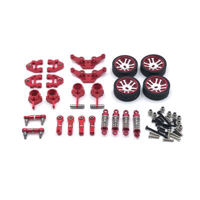 China RC Model For WLtoys 1/28 Upgrade Kit Shock Absorber Wheel Swing Metal 284131 k979 k989 k999 RC Car Parts Arm Cup Steering Damper for sale