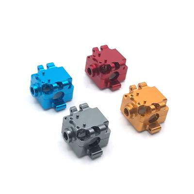 China Model For WLtoys of RC 1/28 modification Front And Rear Metal Upgrade Gearbox of 284131 of k979 k989 k999 RC car parts for sale