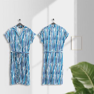 China Hongkai Dry Cleaning Women Beach Wholesale Hot Selling Sexy Printing Casual Maxis for sale