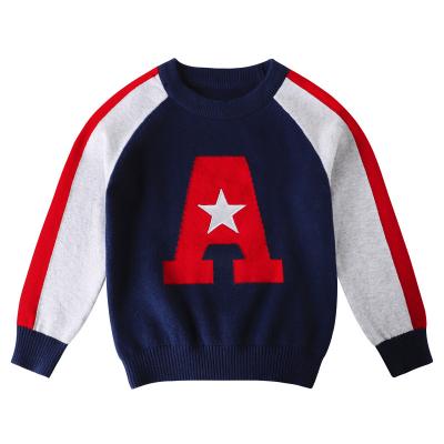 China Sunny Baby Kids Crew Neck Sweater anti-pilling baby thin cotton knit sweater Korean version 2022 new winter children's clothing wholesale for sale