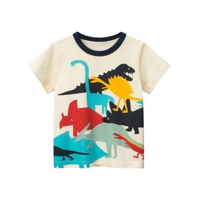 China Wholesale Custom Logo Cartoon Children's T-shirtsO-Neck Short Sleeve Boys T-Shirts Compressed for sale