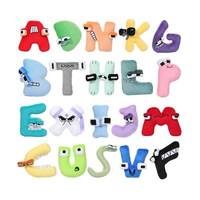 China 26 Plush English Alphabet Lore But Are Plush Toy Plushie Doll Toys Gift For Kids Children Christmas Gift Montessori Toy for sale