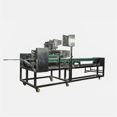 China Good Productivity And Low Price Pork Belly Meat Skewer Machine High Quality High Standard Food Processing Customized Machinery for sale