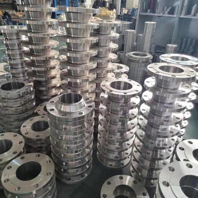 China Industrial din titanium pn10 standard forging weld neck flange for sale