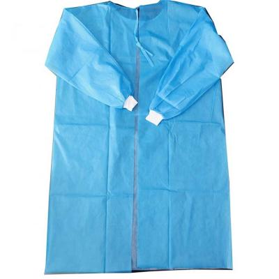 China China Factory Developed Breathable Isolation Gowns Blue / Green / Yellow Disposable Isolation Gown for sale