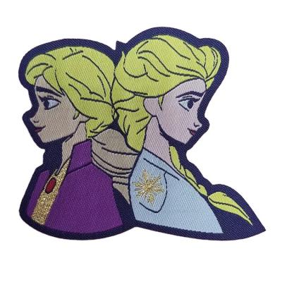 China 3D Embroidery Designs Wholesale Custom Woven Fabric Badge Patches For Apparel for sale