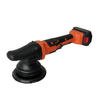 China High Quality Cordless Orbital Car Polisher 125mm 150mm 1500-4500rpm 20V Car Detailing Polishing Machine for sale