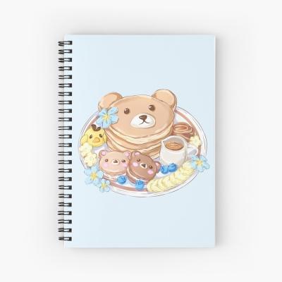 China Custom Cute Eco-Friend Notebook A5 Cartoon Cover Spiral Notebook Diary Diary Agenda Agenda Planner for sale