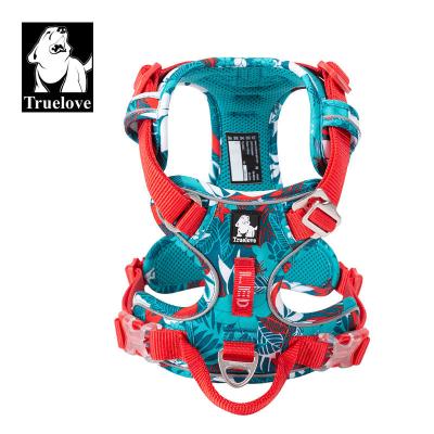 China Custom Dog Harness 2022 New Light Weight Custom Design Dog Harness Adjustable Soft Padded Polyester Air Layer Dog Harness Set for sale