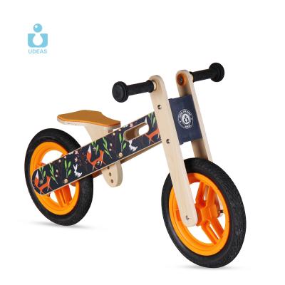 China For Kids Practicing Balance UDEAS Montessori Toys Balance Bike Wooden Balance Bike Wooden Balance Bike for sale