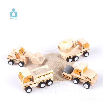 China DIY Practice UDEAS Wooden Lathe Along DIY Car Premium Wooden Toy Cars Wooden Paint for sale