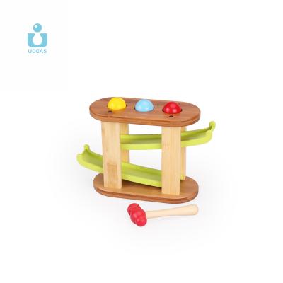 China DIY TOY Wooden Toys Early Educational Toys Bamboo Round Roll Toys For Kid for sale