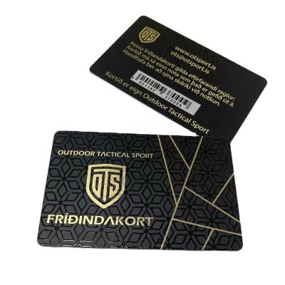 China HOT Selling Good Quantity CR80 PVC PET ABS Plastic Membership Card VIP Gift Voucher Loyalty Card With UV Barcode for sale