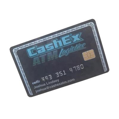 China Access control membership card / blank or printed plastic magnetic card with contact chip for sale