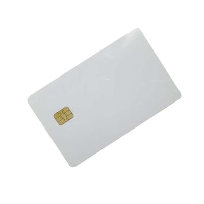 China White Printable PVC Blank RFID Smart Magnetic Stripe Card for sale