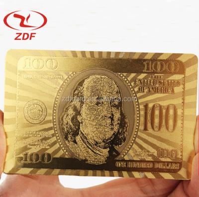 China Game Playing Gold Foil Plated Certified Pure Silk Poker Playing Cards 24K 88*57mm Carat Silk Screen Printings Or Custom Game Playing ZDF-PC-126 for sale