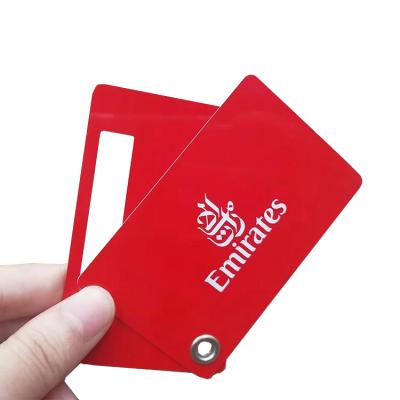 China Promotion Gifts Luggage Tag Custom Printed PVC Yes, Printed As Custom Design Or Printable White Blank Standard Size 85.5*54mm Or Custom for sale