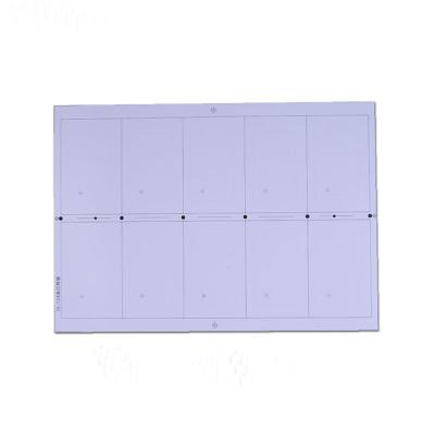 China Waterproof / Waterproof ZDF A4 Size RFID Inlay Prelam Sheet For RFID Inlay Factory for sale