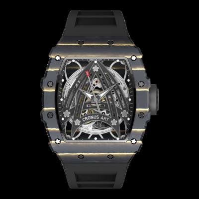 China Chronograph United States Apollo 11 Elements NTPT Carbon Fiber Sapphire Crystal Fashionable Luxury Design Mechanical Waterproof Premium Watch for sale