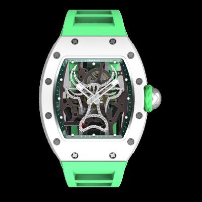 China Fashionable carbon fiber mirror NTPT mirror Richard High Class Watch Sapphire chronograph bullfight series design mechanical watch for sale