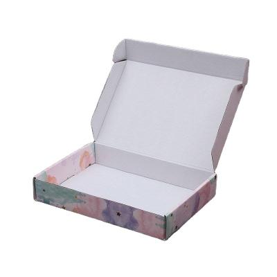 China Logo Custom Colorful Printing Matt Recyclable Luxury High Quality Paper Corrugated Shipping Box for sale