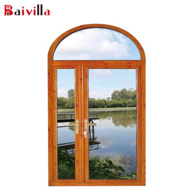 China Chinese Aluminum Casement Swing Window Supplier Latest Designs Arched Windows for sale