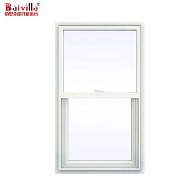 China Factory supply discount price thermally double windows powder glass aluminum broken proof single hung window sliding with good market for sale