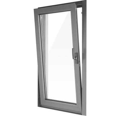 China Aluminum Screen Baivilla Hurricane Australian Standard Low-E Impact Tilt Tower Folding Glass Window for sale