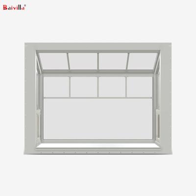 China Sliding factory customization OEM aluminum garden windows with single hung tempered glass window for sale in European for sale