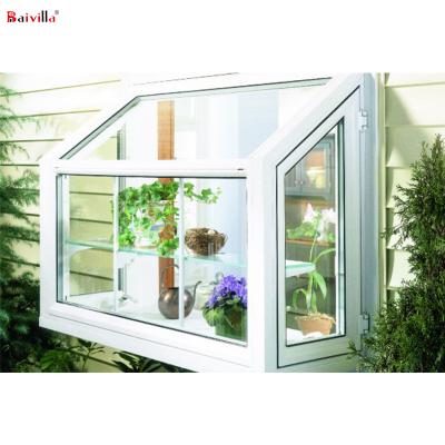 China Sliding Double Glazed Garden Window With Doubles Casement Window Panels Hot Sale In USA for sale