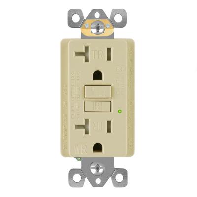 China GW 20A 125V NEMA 5-20R American Self Test TR WR Gfci Self Test Outlets In Kitchen For Fridge And Dishwasher for sale