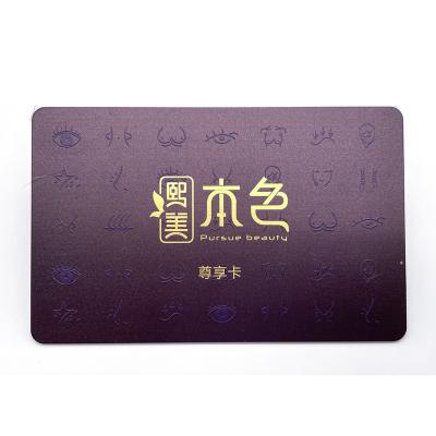 China Plastic Customized Member PVC Business Card Beauty Salon/Supermarket/Mail VIP Membership Card Embossed Card Printing for sale