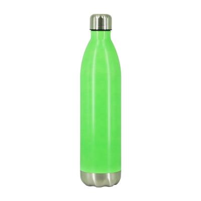 China PORTABLE Wholesale 1L Eco Friendly Custom Logo Double Wall Stainless Steel Cola Shape Water Bottle for sale