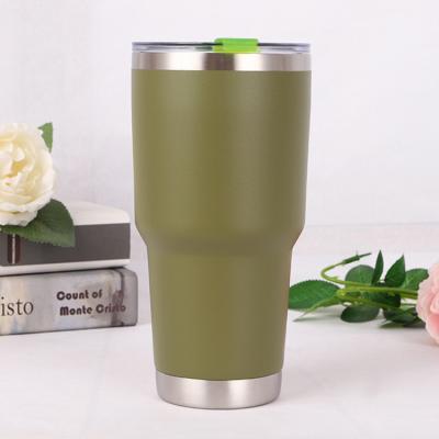 China Factory Direct Wholesale 30oz White Stainless Steel Travel Mugs Sustainable Double Wall Vacuum Mug for sale