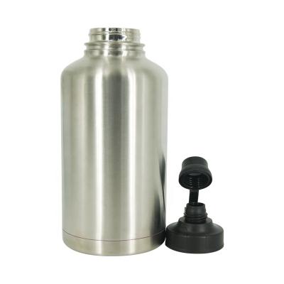 China Business Recycled Large Vacuum Thermos Water Bottle , 64oz Beer Shaker Stainless Steel for sale