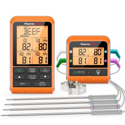 China Thermopro TP829 Kitchen Thermometers 1000 Feet Digital Wireless Meat Thermometer with Timer for Grilling for sale