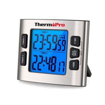 China Viable Factory Price ThermoPro TM02 Digital Cooking Kitchen Timer With LCD Display for sale