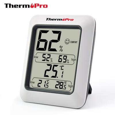 China Indoor Bath Thermometers ThermoPro TP50 Digital Hygrometer Thermometer Humidity Monitor for sale