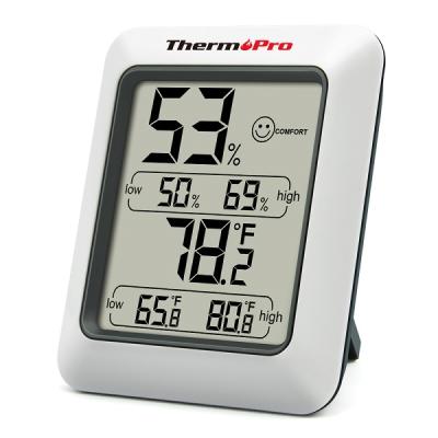 China Indoor Bath Thermometers ThermoPro TP50 Digital Baby Room Temperature Humidity Hygrometer for sale