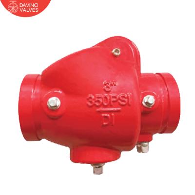 China GROOVED SWING CHECK VALVE General END 350PSI UL FOR FIRE SYSTEMS for sale