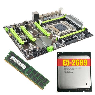 China X79 desktop motherboard combo with LGA2011 Xeon E5 2689, 16GB memory server RAM for sale