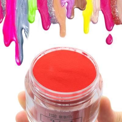 China Custom Color perfect match OEM 3 in 1 nail Gel Acrylic Dipping Powder and Polish color set for sale