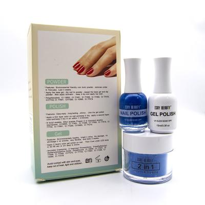 China 2019 New nail artistry dipping powder starter set 3 in 1 gel Polish acrylic powder dip nail for sale