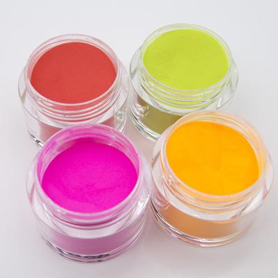 China Easy soak off no need lamp Glitter Pigment Nail Art Decoration UV Gel Polish Glazed Color Dipping Powder for sale